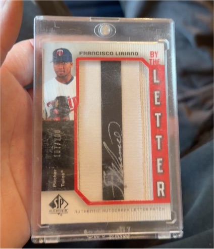 2006 SP Authentic By the Letter #BL-FL Francisco Liriano — front