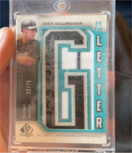 2006 SP Authentic By the Letter #BL-WI Josh Willingham — front