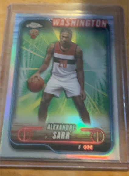 2024-25 Topps Chrome #136 Alexandre Sarr — front