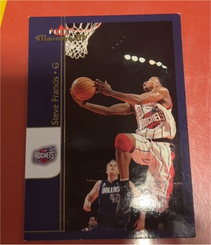 2001-02 Fleer Maximum #11 Steve Francis — front