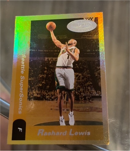 2000-01 Hoops Hot Prospects #54 Rashard Lewis — front