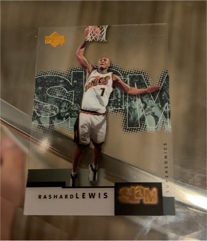 2000-01 Upper Deck Slam #52 Rashard Lewis — front