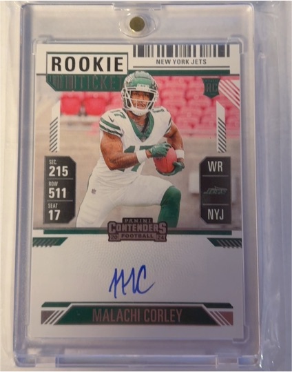 2024 Panini Contenders Rookie Ticket #111 Malachi Corley — front