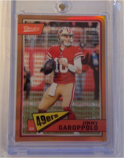 2018 Panini Classics #83 Jimmy Garoppolo — front