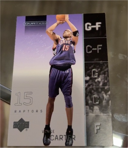 2002-03 Upper Deck Ovation #81 Vince Carter — front