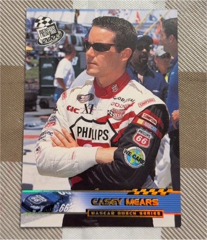 2003 Press Pass #45 Casey Mears — front