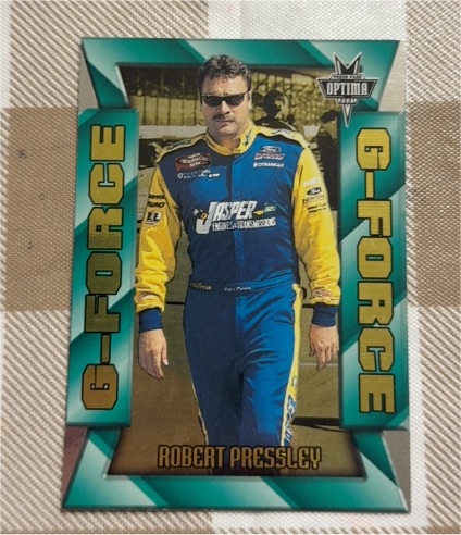 2001 Press Pass Optima G-Force #GF19 Robert Pressley — front