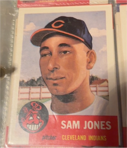 1953 Topps #6 Sam Jones — front