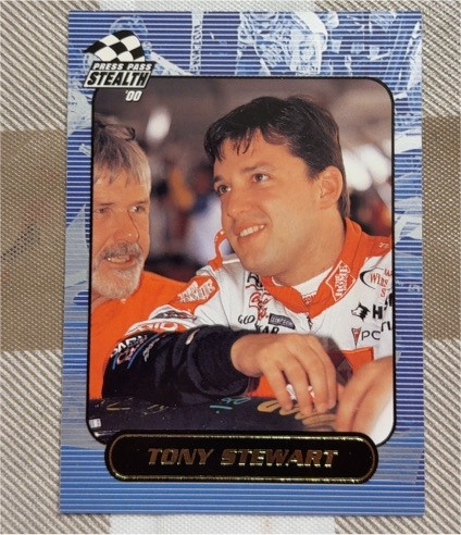 2000 Press Pass Stealth #4 Tony Stewart — front