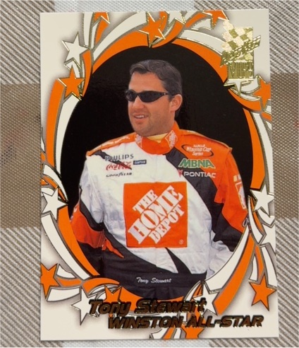 2002 Press Pass VIP #32 Tony Stewart Winston All-Star — front