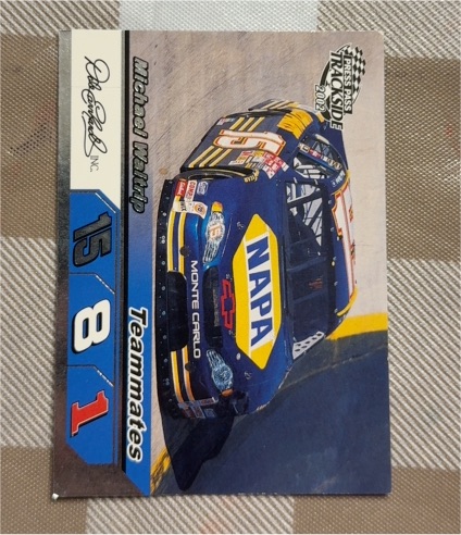 2002 Press Pass Trackside #15/8/1 Michael Waltrip — front