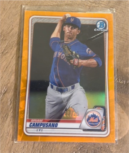 2020 Bowman Chrome Prospects #BCP-7 Briam Campusano — front