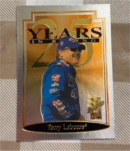 2002 Press Pass VIP #37 Terry Labonte 25 Years In Racing Insert — front