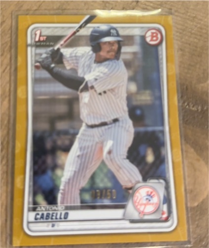 2020 Bowman 1st Edition #BFE-85 Antonio Cabello — front
