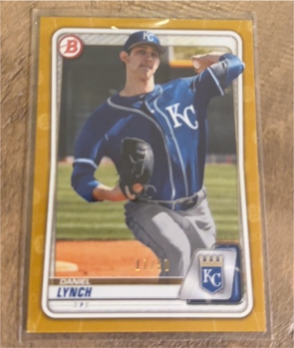 2020 Bowman 1st Edition #BD-75 Daniel Lynch — front