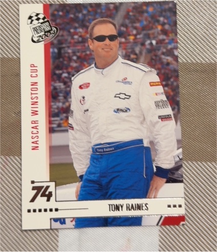 2004 Press Pass #74 Tony Raines — front