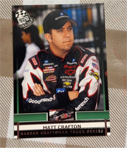 2005 Press Pass NASCAR Craftsman Truck Series #50 Matt Crafton — front