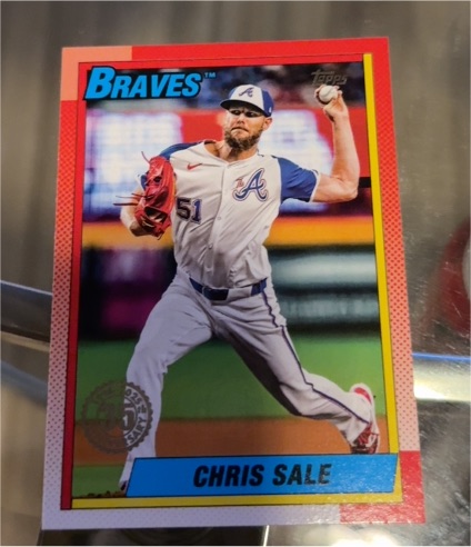 2025 Topps Series 2 #90B2-4 Chris Sale — front