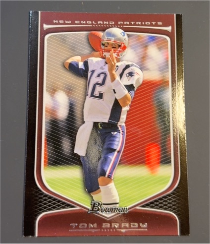2009 Bowman Draft Picks #10 Tom Brady — front