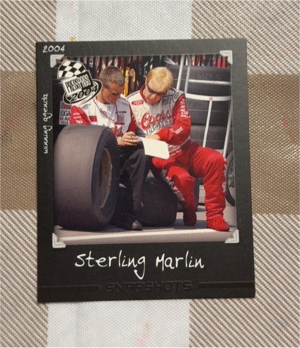 2004 Press Pass Snapshots #SS15 Sterling Marlin — front