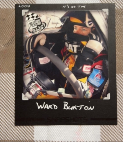 2004 Press Pass Snapshots #SS3 Ward Burton — front