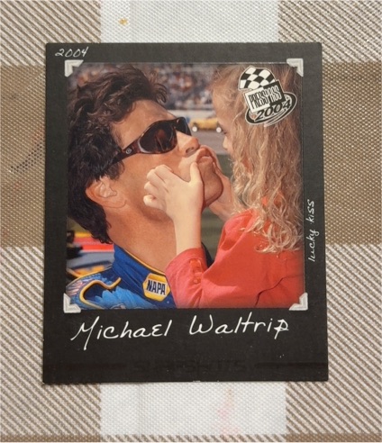 2004 Press Pass Snapshots #SS23 Michael Waltrip — front