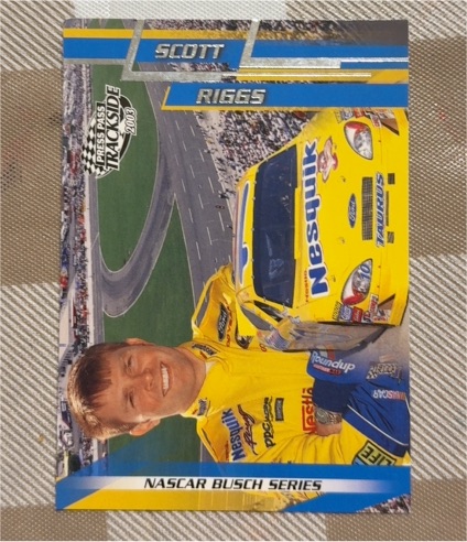 2003 Press Pass Trackside #P44 Scott Riggs — front