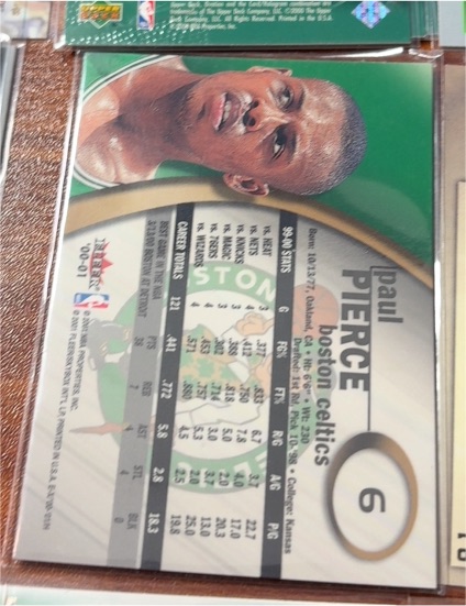 2000-01 Upper Deck #6 Paul Pierce — front