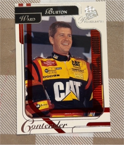 2003 Press Pass Premium Contender #4 Ward Burton — front