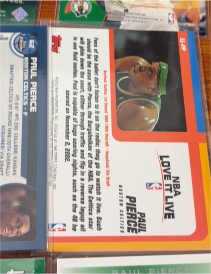2003-04 Topps Love It Live #LL-PP Paul Pierce — front