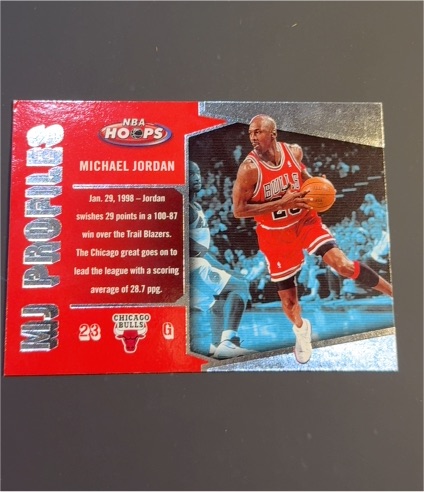 2005-06 NBA Hoops MJ Profiles #MJ-15 Michael Jordan — front