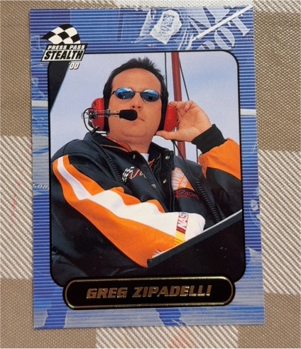 2000 Press Pass Stealth #30 Greg Zipadelli — front