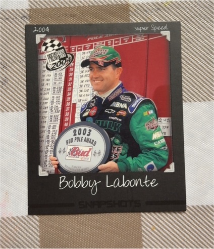 2004 Press Pass Snapshots #SS13 Bobby Labonte — front