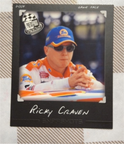 2004 Press Pass Snapshots #SS5 Ricky Craven — front