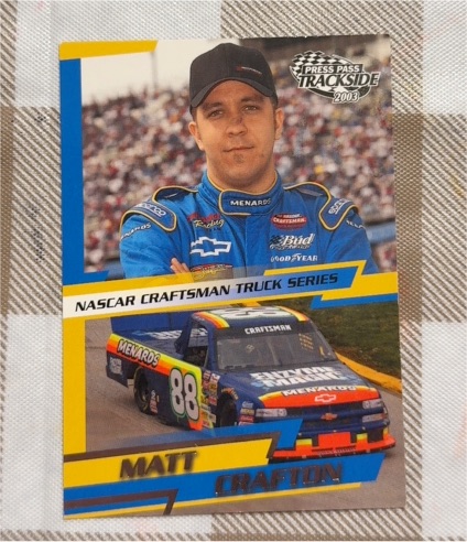 2003 Press Pass Trackside #46 Matt Crafton — front