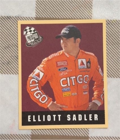 2000 Press Pass Techno-Retro #TR21 Elliott Sadler — front