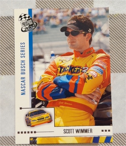 2004 Press Pass NASCAR Busch Series #43 Scott Wimmer — front