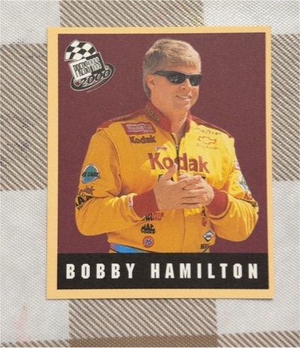 2000 Press Pass #TR9 Bobby Hamilton — front