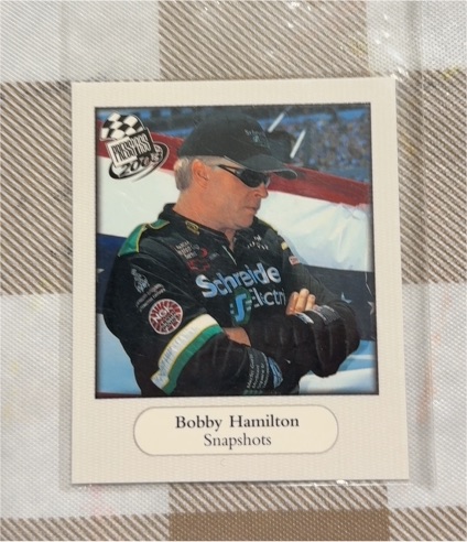 2003 Press Pass Snapshots #SS8 Bobby Hamilton — front