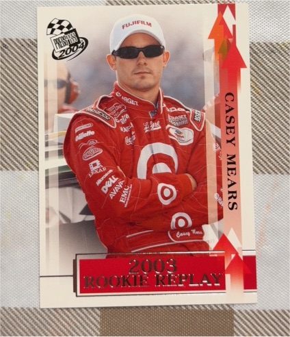 2004 Press Pass Rookie Replay #89 Casey Mears — front