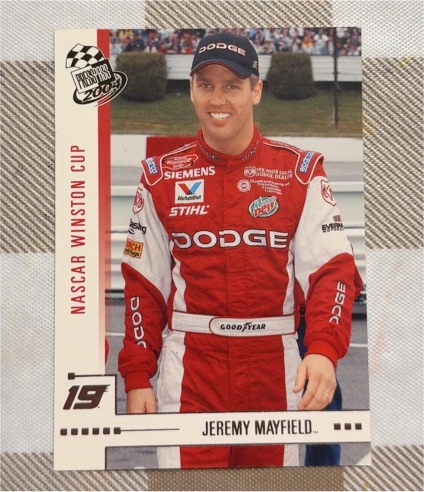 2004 Press Pass #19 Jeremy Mayfield — front