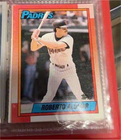 1990 Topps #517 Roberto Alomar — front
