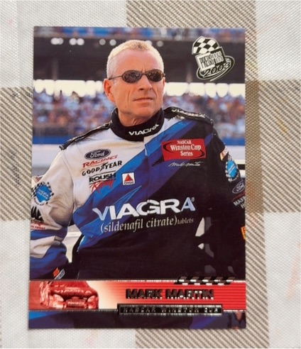 2003 Press Pass #21 Mark Martin — front