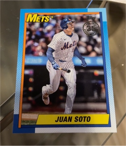 2025 Topps Series 2 35th Anniversary #90B2-14 Juan Soto — front