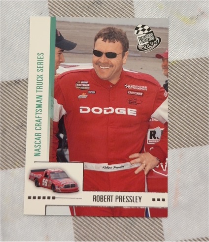 2004 Press Pass #57 Robert Pressley — front
