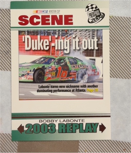2004 Press Pass #79 Bobby Labonte 'Duke'-ing It Out — front