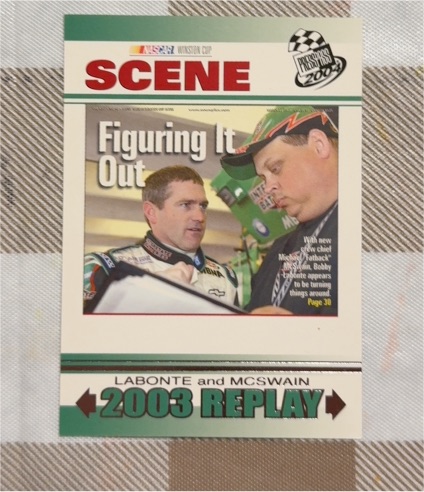 2004 Press Pass #77 Figuring It Out Bobby Labonte — front