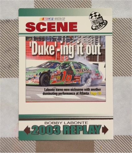 2004 Press Pass #79 Bobby Labonte 'Duke'-ing It Out — front