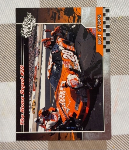 2002 Press Pass Trackside #20 Tony Stewart The Home Depot — front