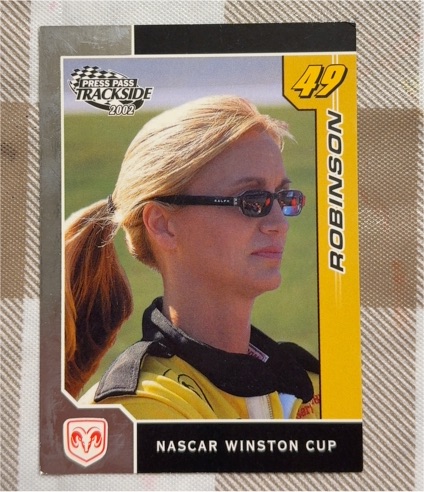 2002 Press Pass Trackside #49 Shawna Robinson — front
